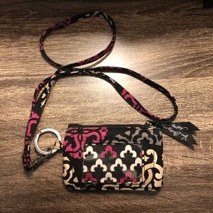 Vera Bradley Landyard and Wallet